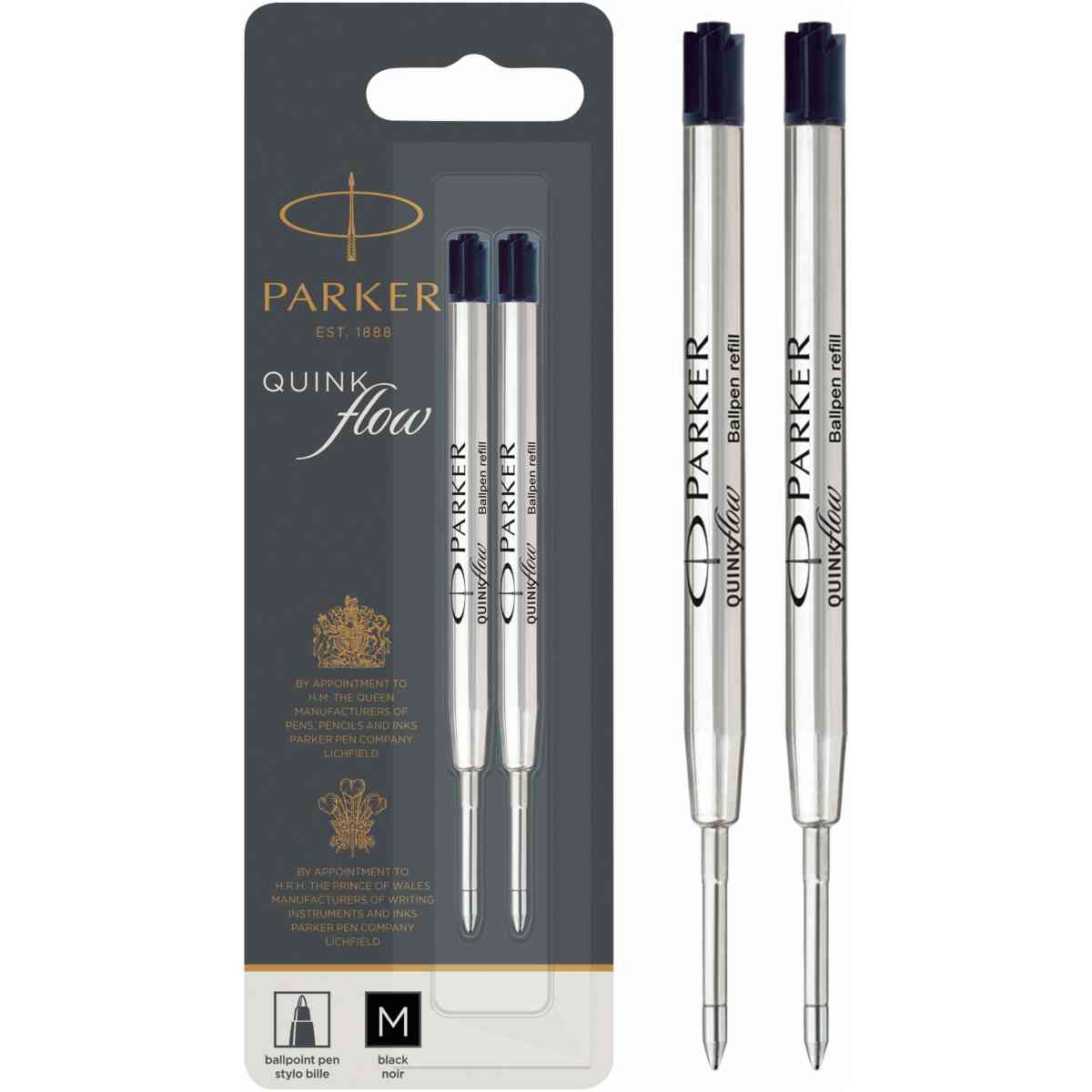 Parker Quinkflow Ballpoint 2 Refills M - Bild 2