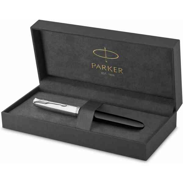 Parker 51 Black Fountain pen F, black