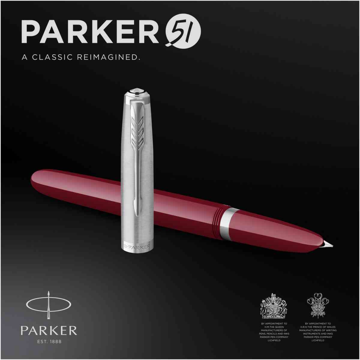 Parker 51 Burgundy CT Fountain pen F, black - Bild 2