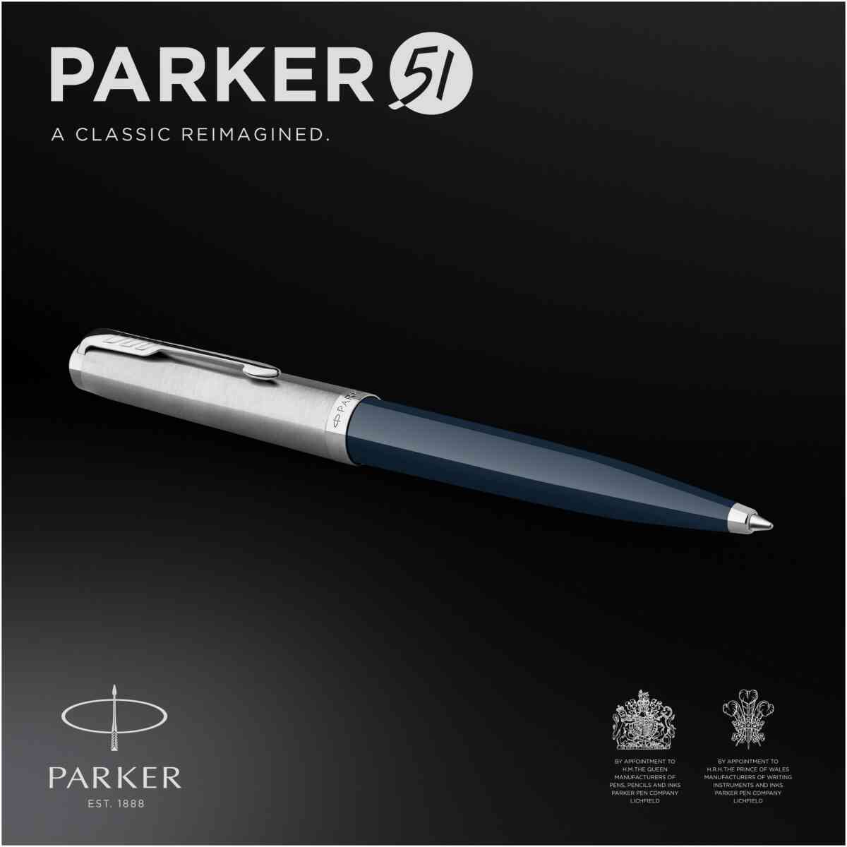 Parker 51 Midnight Blue Ballpen M, black - Bild 2