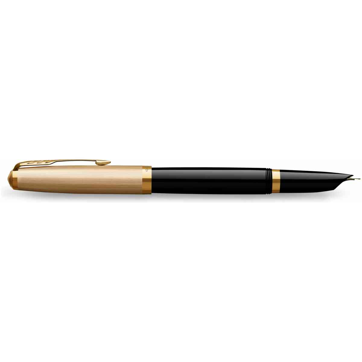 Parker 51 Premium Black Fountain penM (gold nib), black