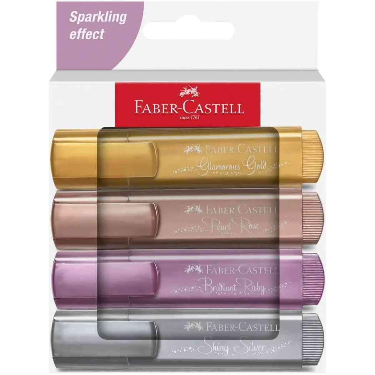 Highlighter TL 46 Metallic cardboard set of 4