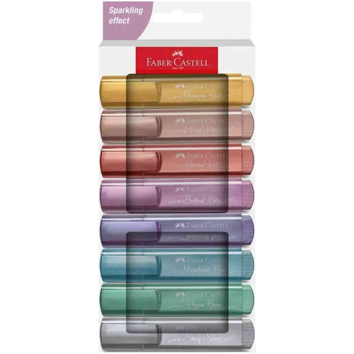 Highlighter TL 46 Metallic cardboard set of 8