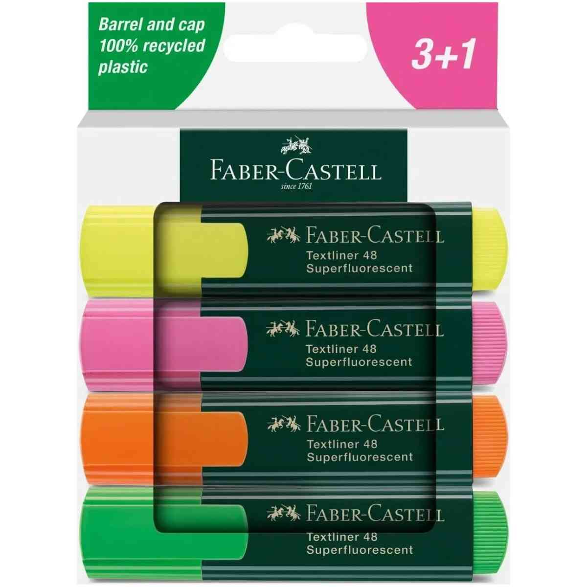 Highlighter TL 48 cardboard set of 4