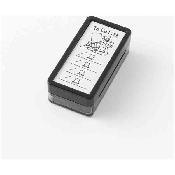 Ojisan 30th Anniversary Paintable stamp Pre-inked Half Size To Do List