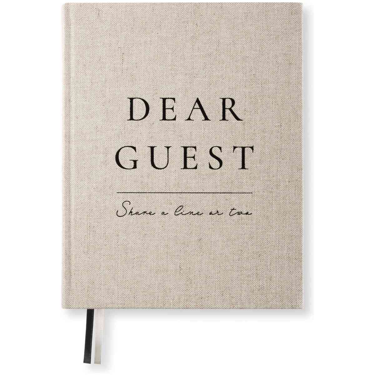 Gästbok "Dear Guest" Paperstyle