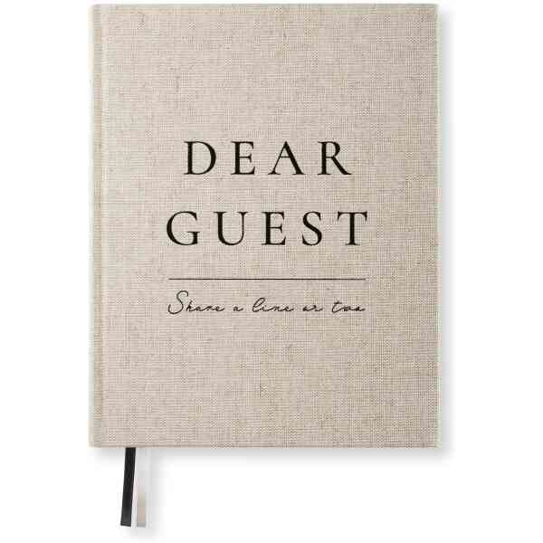 Gästbok "Dear Guest" Paperstyle