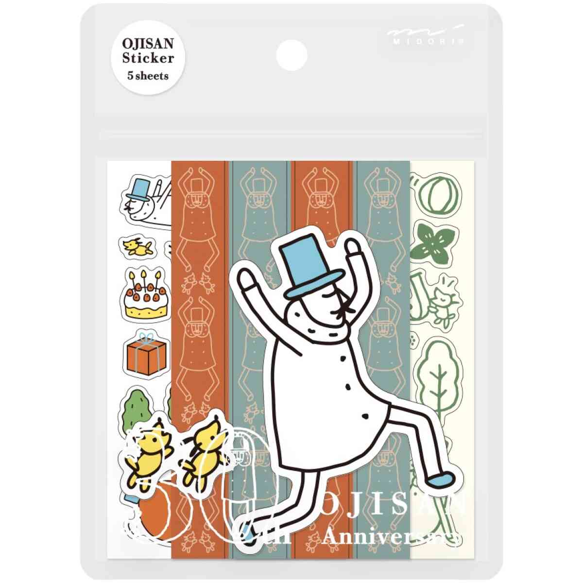 Ojisan 30th Anniversary Decoration Sticker B - Bild 2