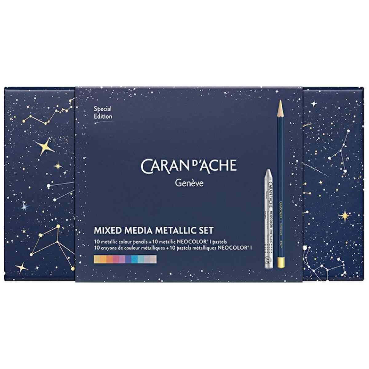 Jul Caran ´d Ache Mixed media set Cosmic, 20 pcs, Christmas 2024
