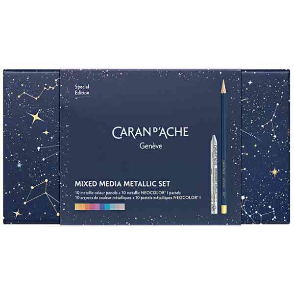 Jul Caran ´d Ache Mixed media set Cosmic, 20 pcs, Christmas 2024