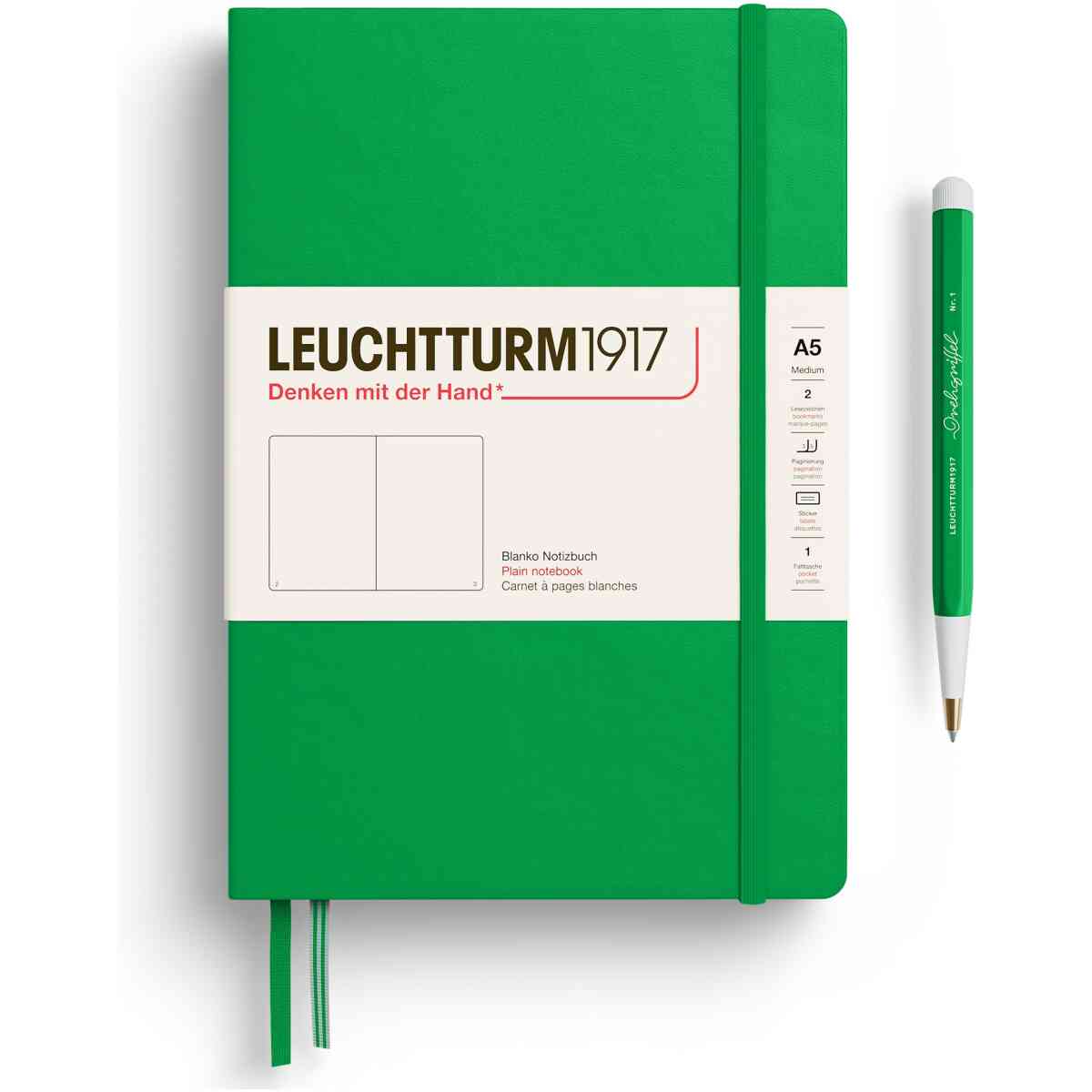 Leuchtturm1917 Notebook A5 Hard Plain - Bild 12