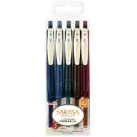 sarasa clip gel vintage gel pen 5 piece set