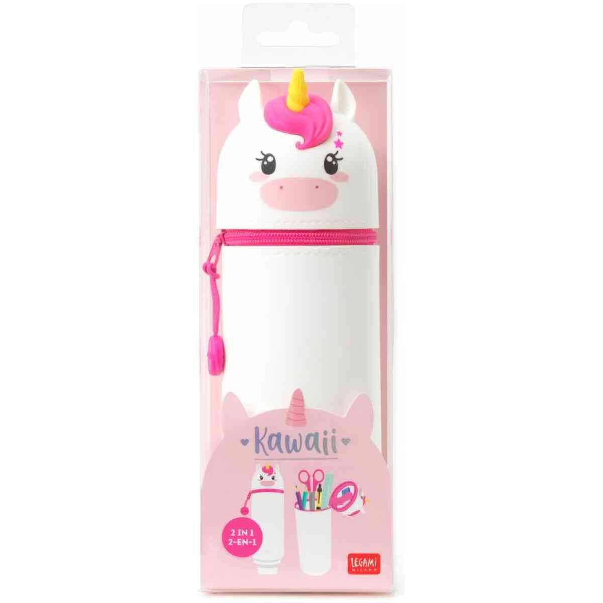 Pennfodral av silikon, Kawaii, Unicorn