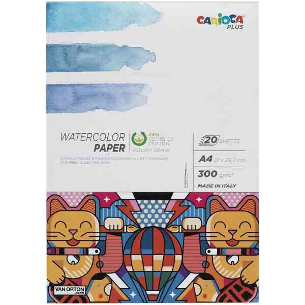 Carioca Plus Watercolor pad - A4