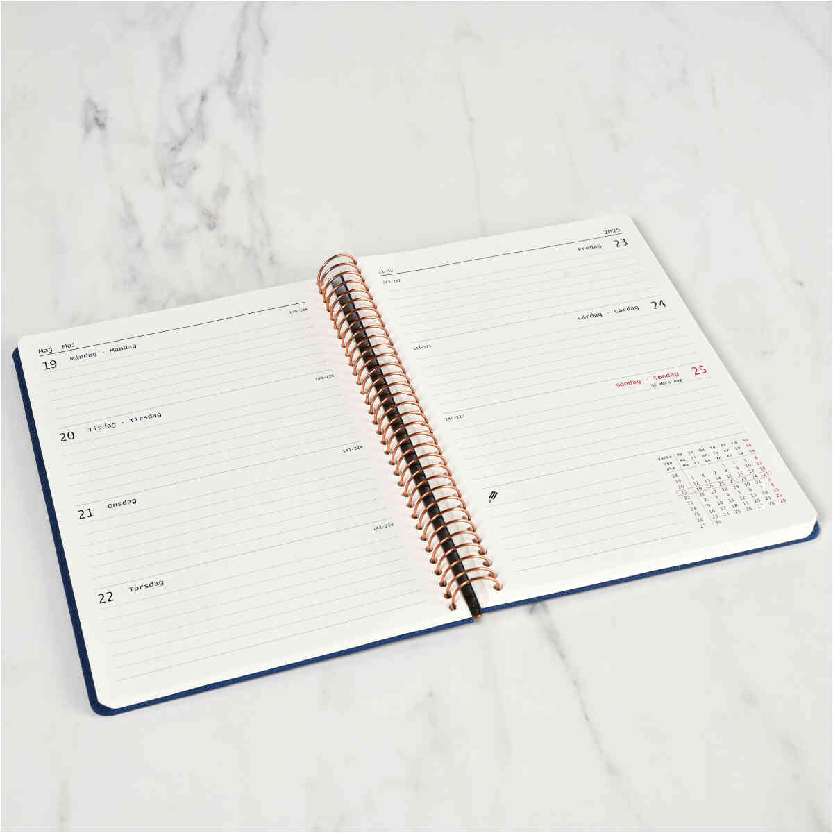KOZO Kalender 2025 A5 Vecka Per Uppslag - Bild 9