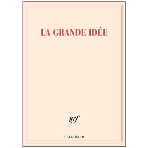 Gallimard Carnet grand format "la grande idée"