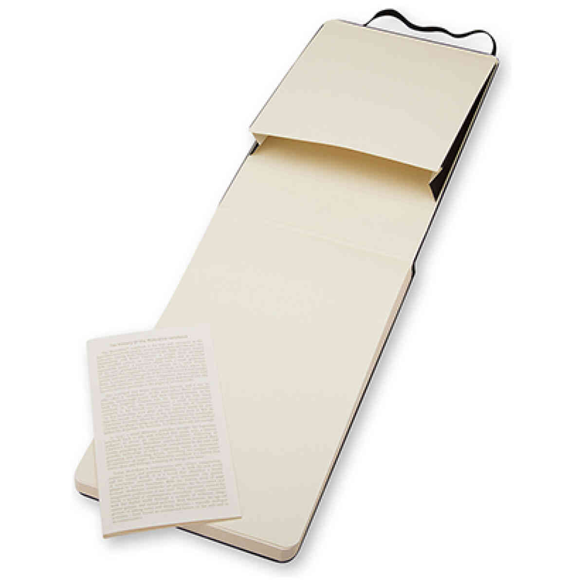 Moleskine Reporter Anteckningsbok Linjerad Hard Pocket Svart - Bild 2