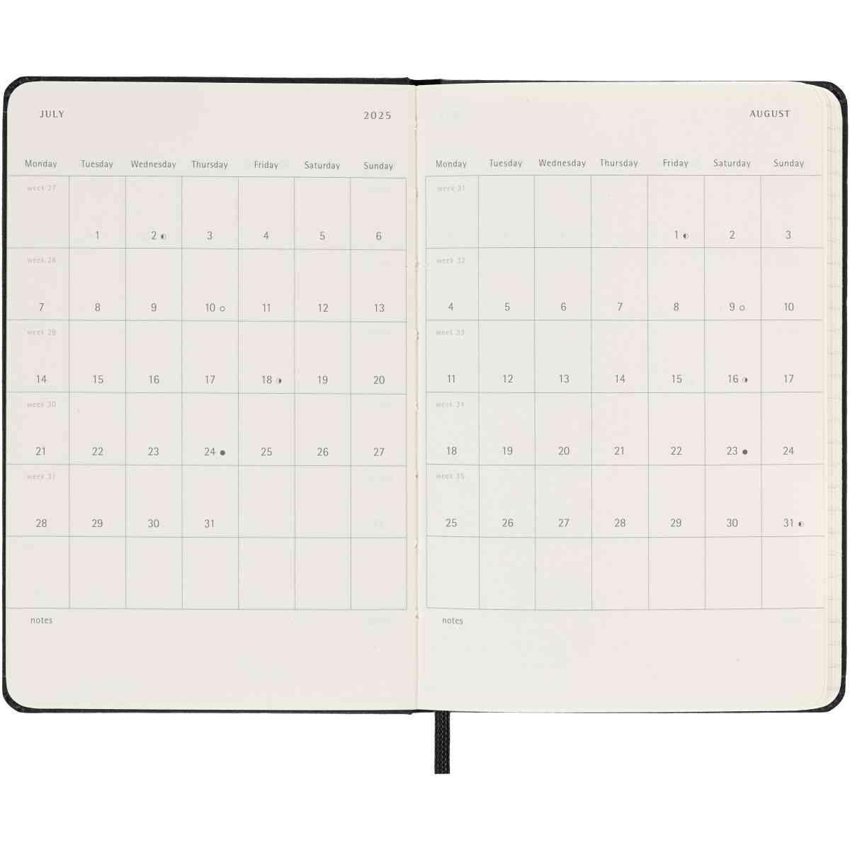 Classic Hard 12M Daily Pocket Svart 2025 - Bild 7