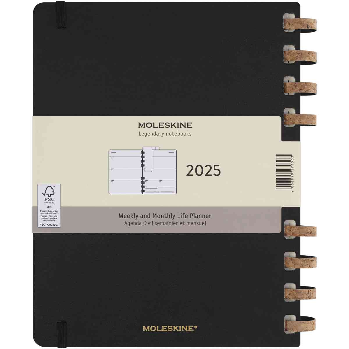 Spiral Planner 12M XL Svart 2025 - Bild 10