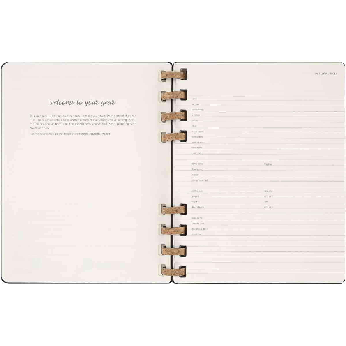 Spiral Planner 12M XL Svart 2025 - Bild 6