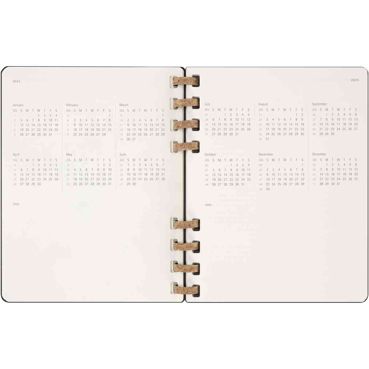 Spiral Planner 12M XL Svart 2025 - Bild 5