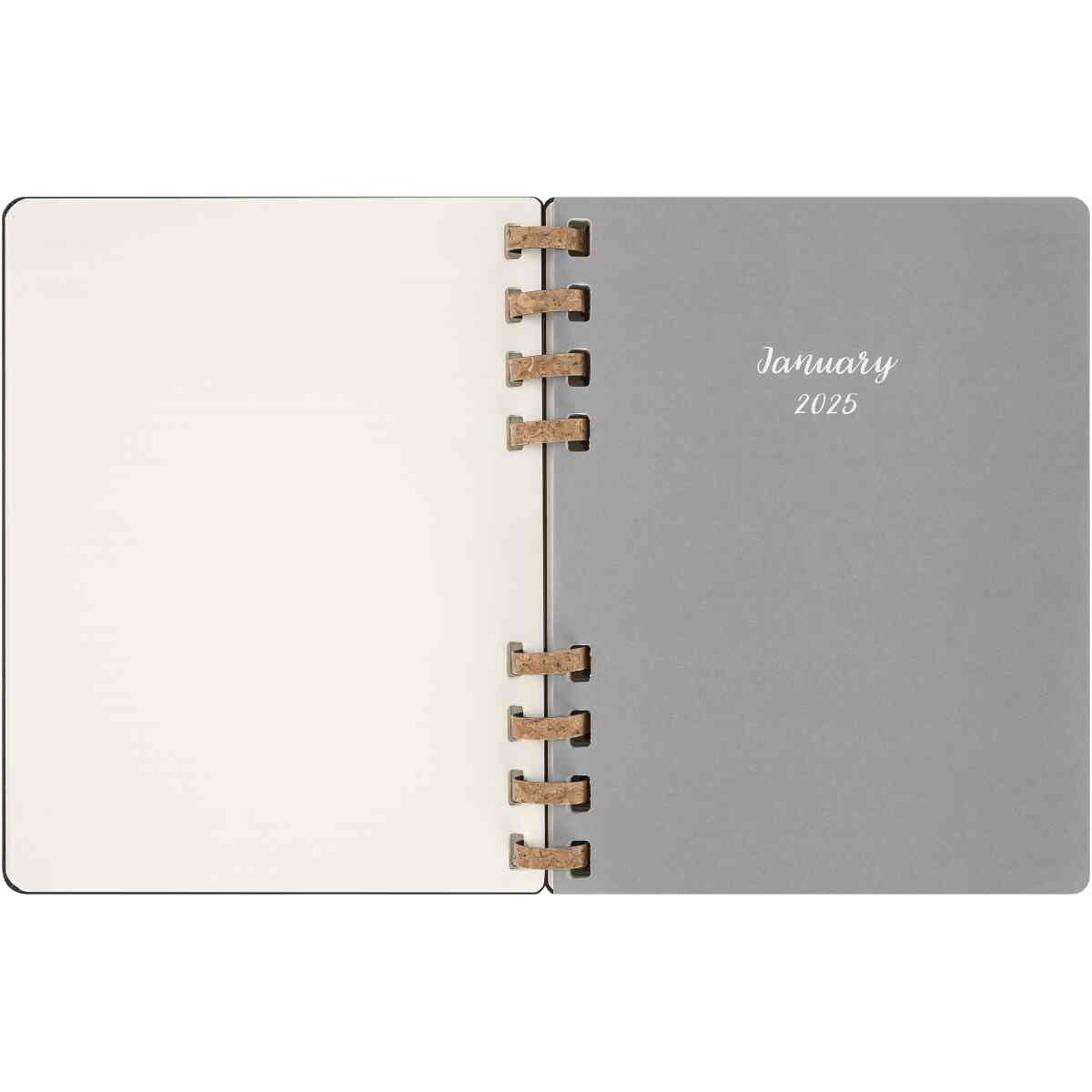 Spiral Planner 12M XL Svart 2025