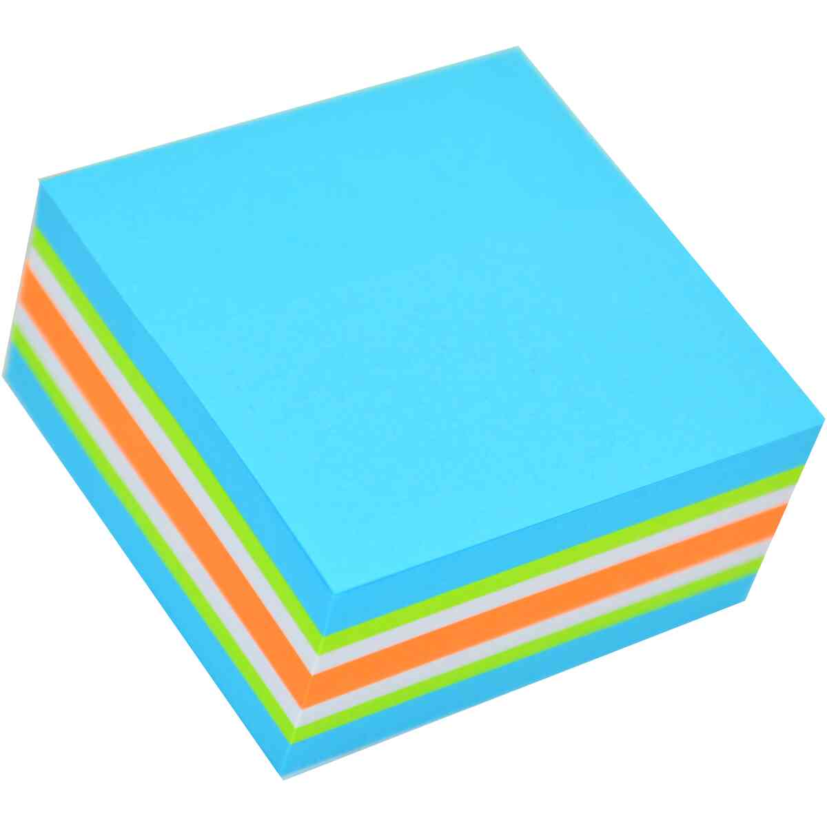 Notiskub Mini 51x51 250 Blad Sorterat Neon
