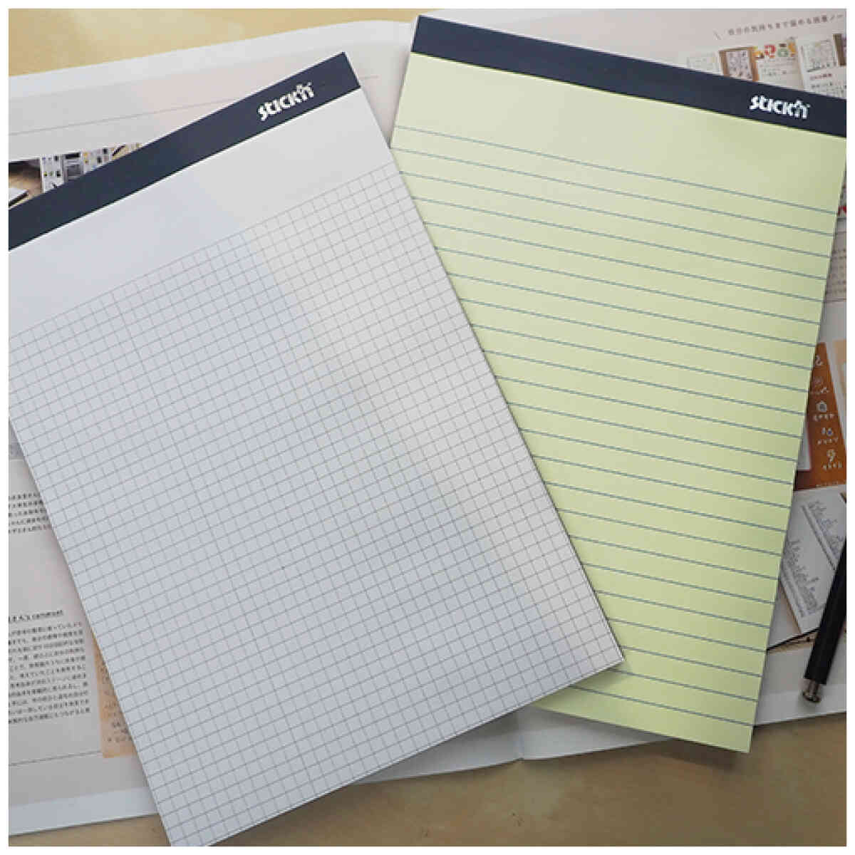 Sticky Memo 254x178 50 Blad Linjerade Gul - Bild 3
