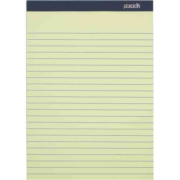 Sticky Memo 254x178 50 Blad Linjerade Gul