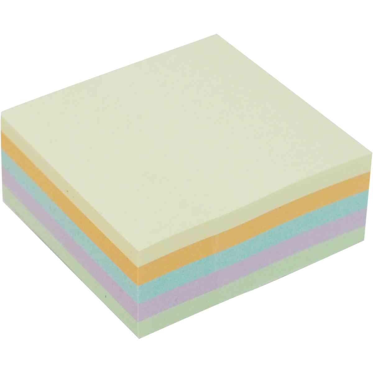 Miljö Notiskub 250 blad 51x51mm sorterad 5 färger - Bild 2