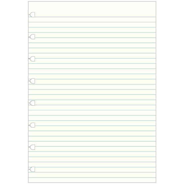 Filofax Anteckningsbok Refill A5 Linjerad