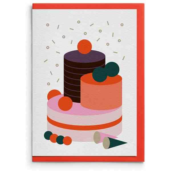 Hanji Card Celebrate Cake