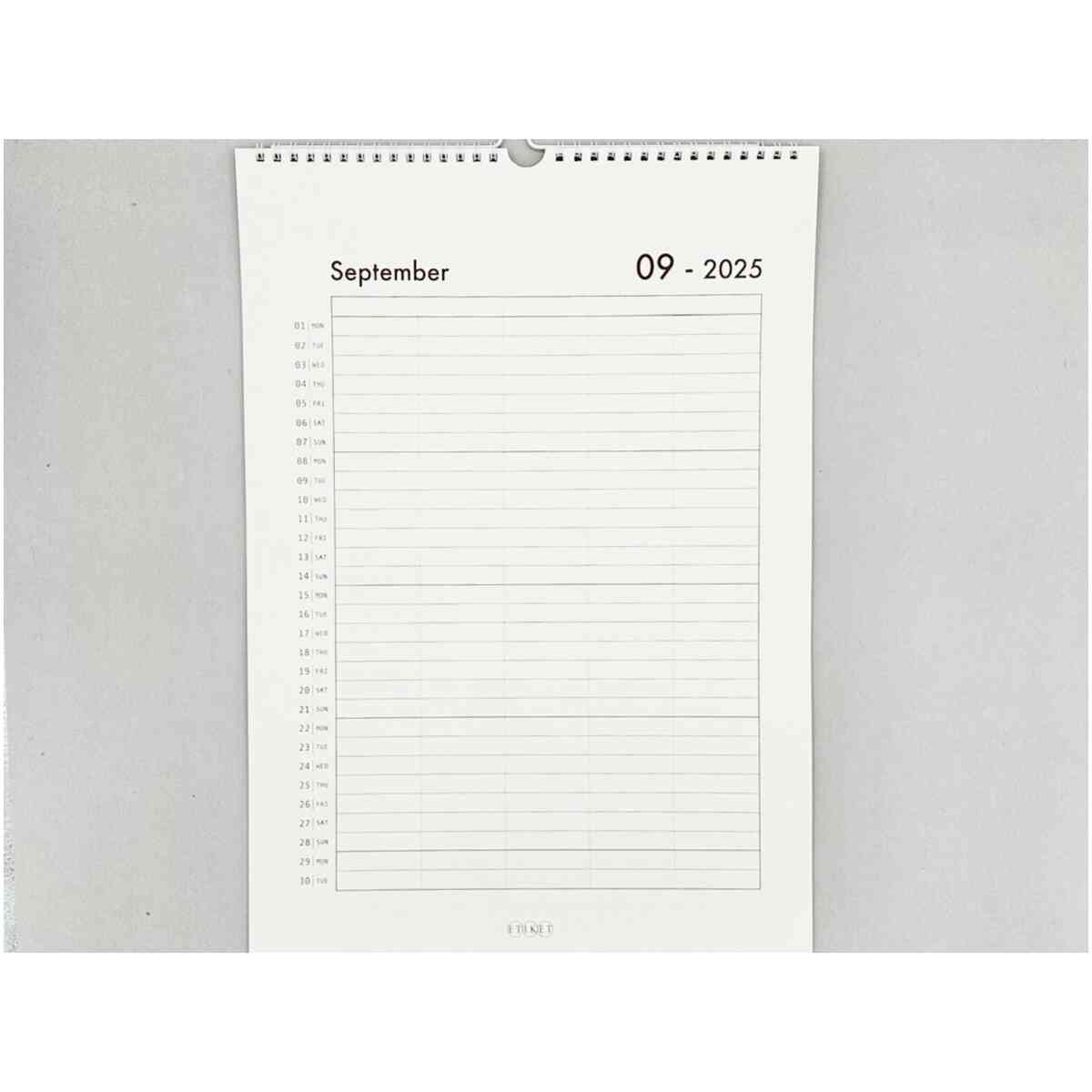 Etiket Wall Calendar 2025 - Bild 2