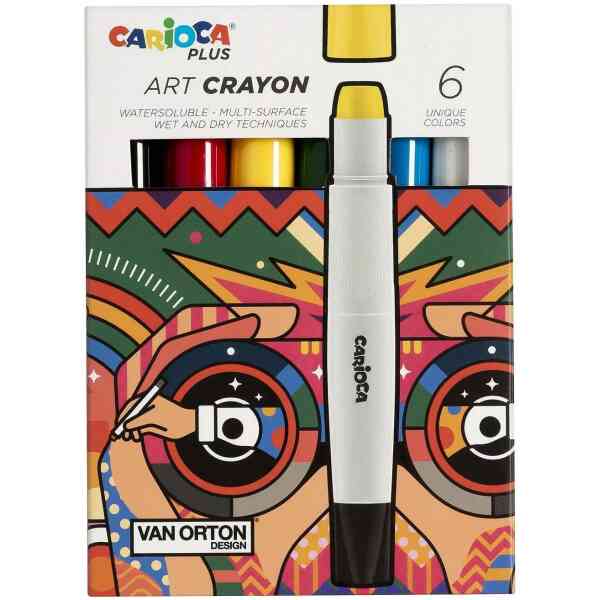 Carioca Plus Crayon - 6 st