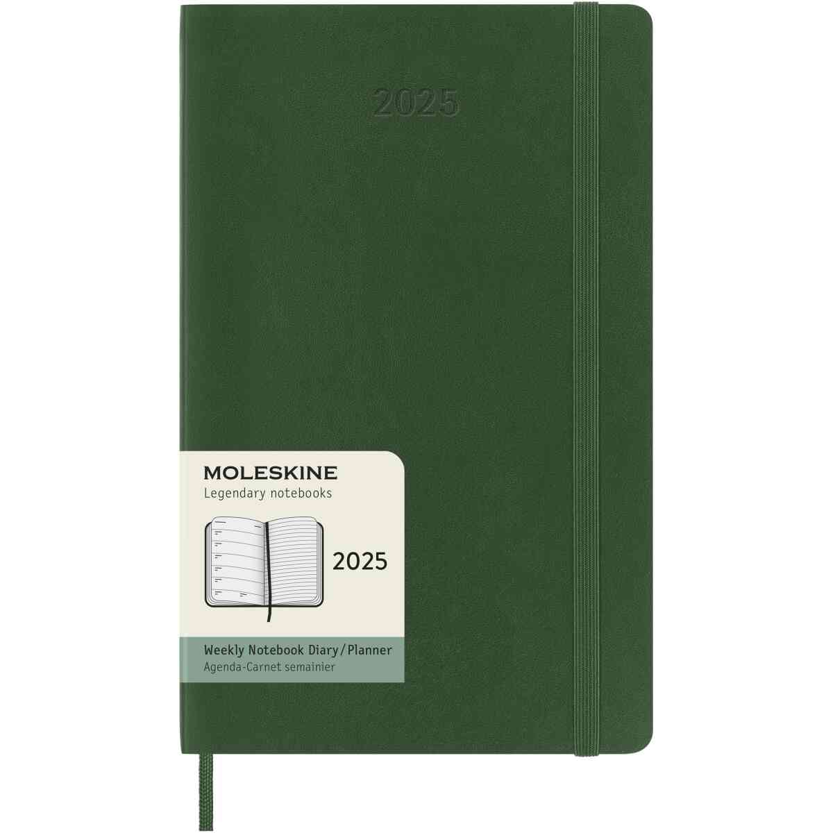 Classic Soft 12M Week Note Large Myrtle Green 2025