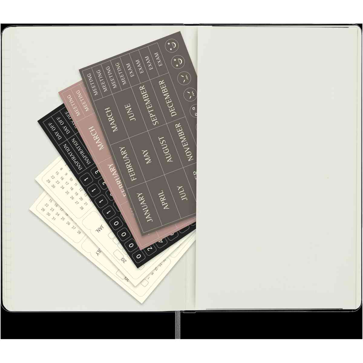 Classic Hard Odaterad WeekNote Large Svart