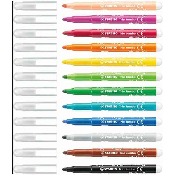 STABILO Trio Jumbo 12 Pack
