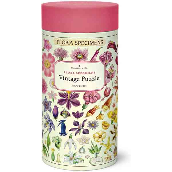 Cavallini & Co. Flora Specimen 1000 Piece Puzzle