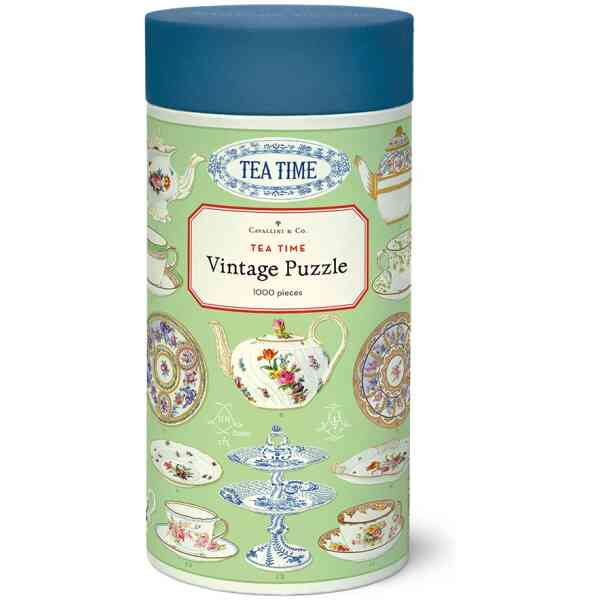 Cavallini & Co. Tea Time 1000 Piece Puzzle