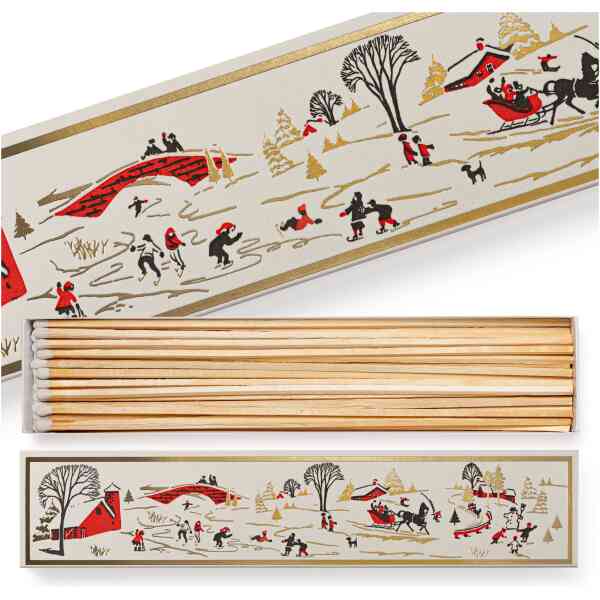 Winter Snowscape Tändsticksask