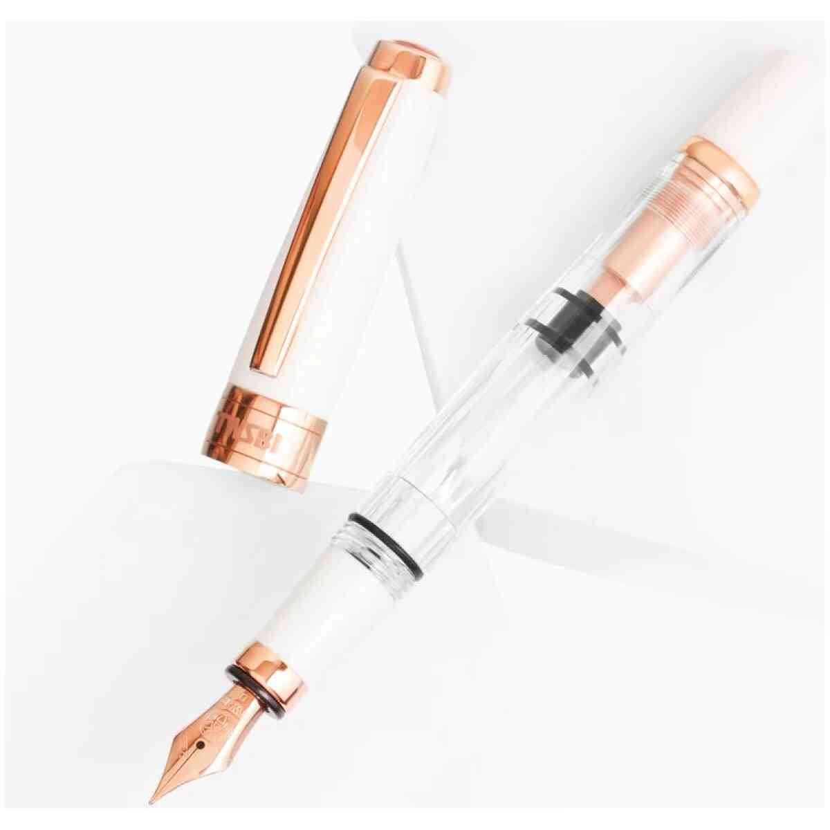 TWSBI Diamond 580 White RoseGold II Fountain Pen