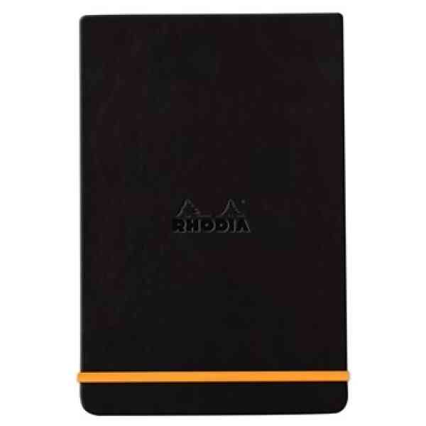Rhodiarama Webnotepad 9x14 L black