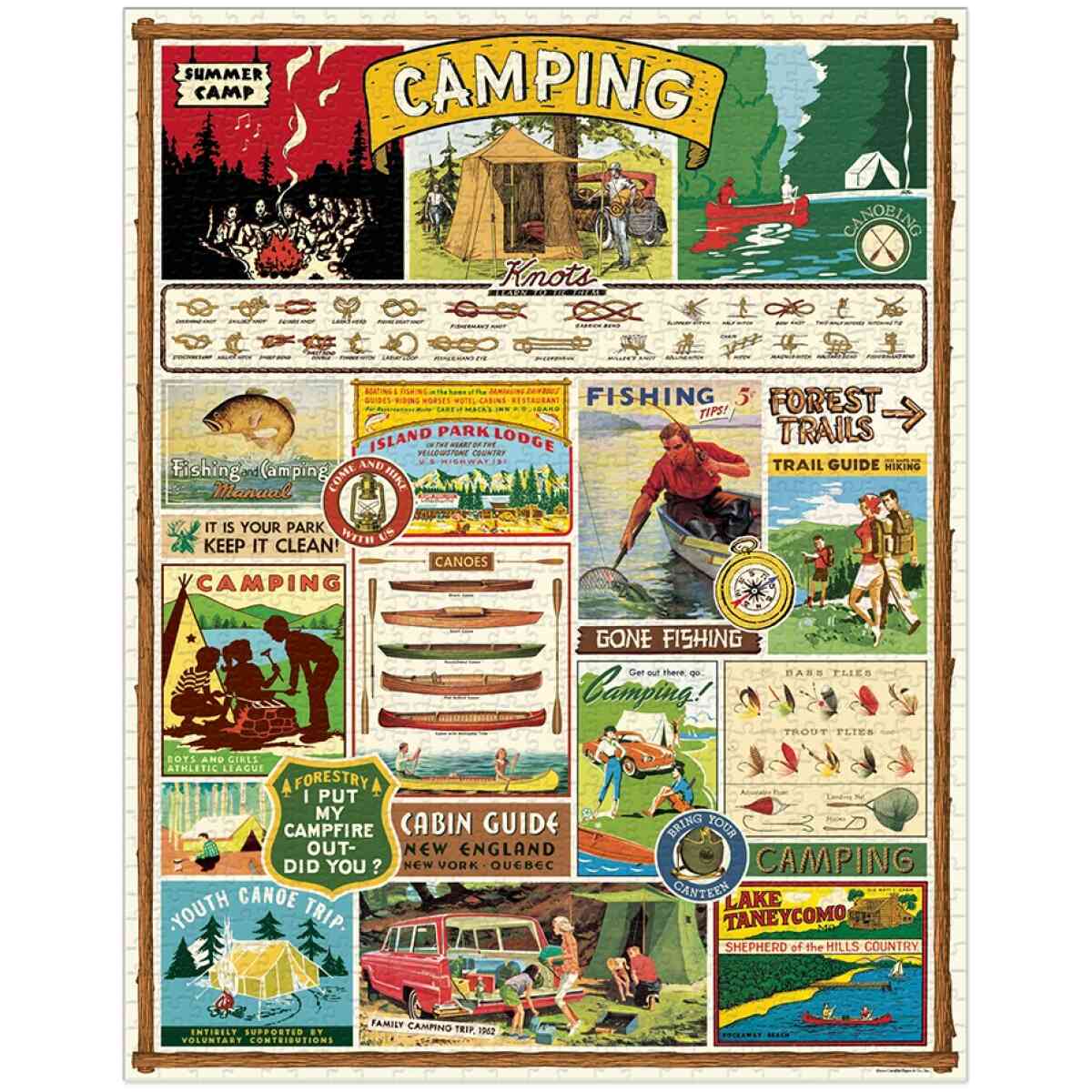 Cavallini & Co. Camping 1000 bitar pussel - Bild 2