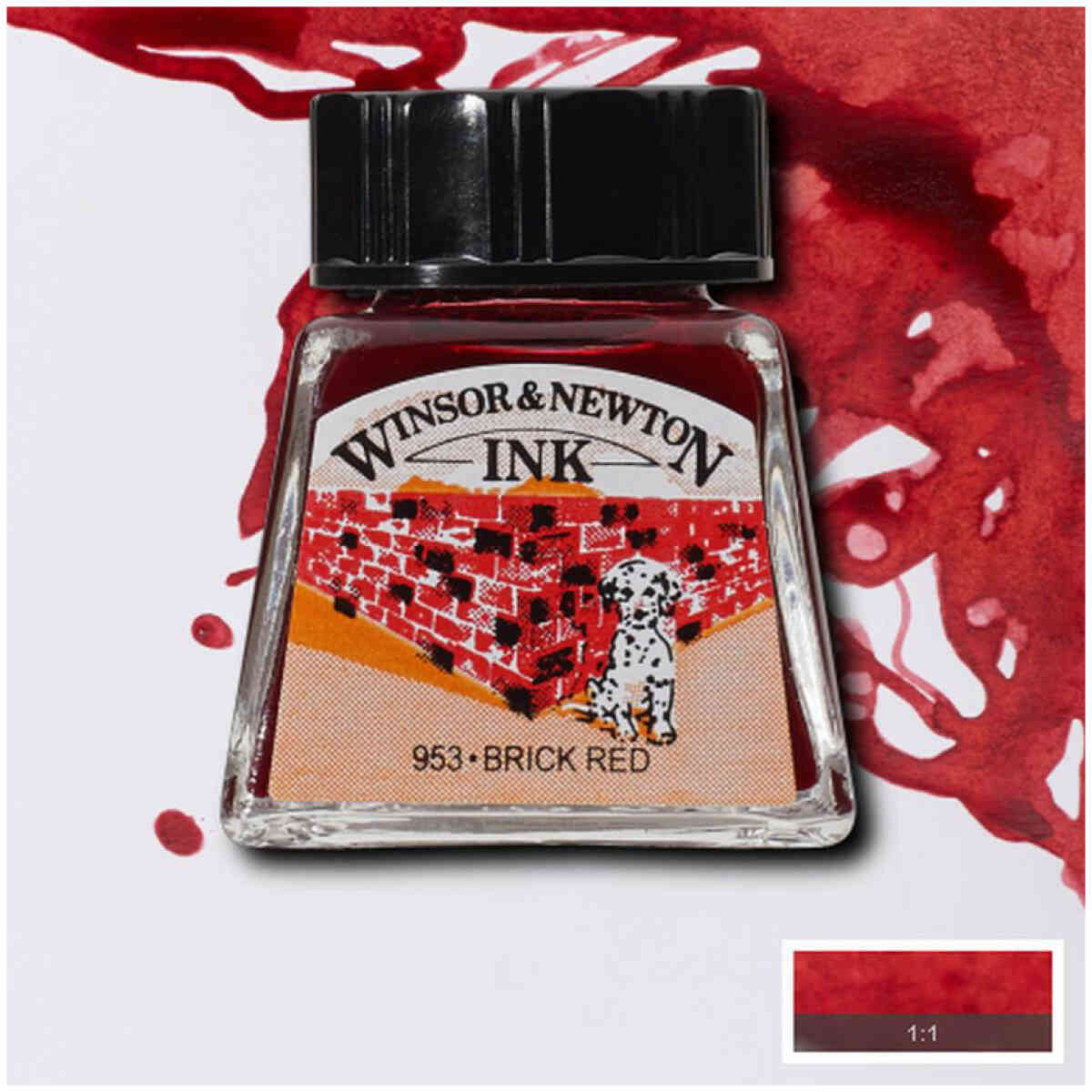 Tusch Winsor & Newton 14ml Brick red 040 (6F)