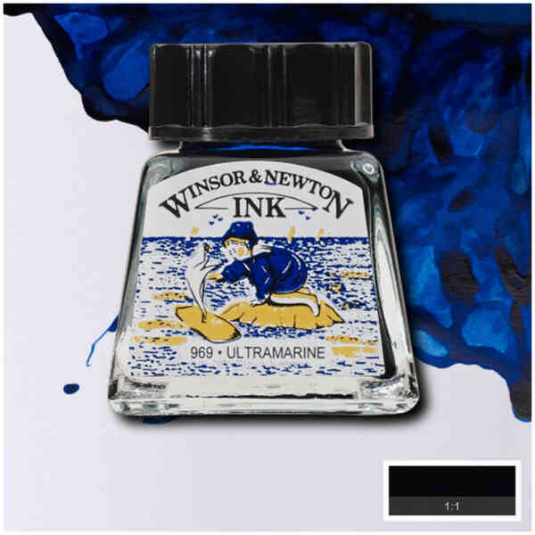 Tusch Winsor & Newton 14ml Ultramarine 660 (6F)