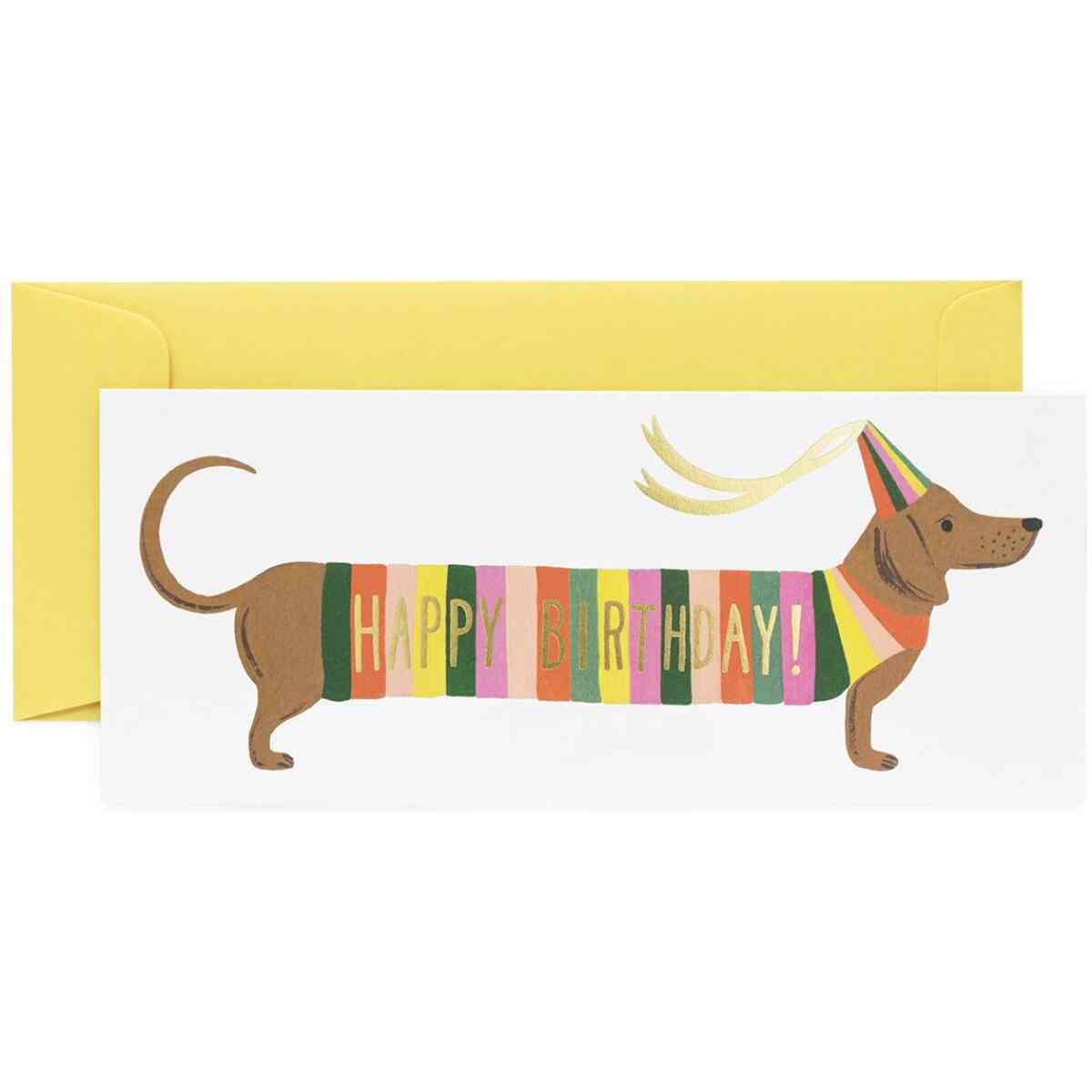 Hot dog Birthday Card