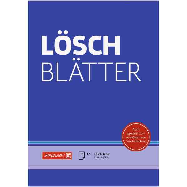 läskpapper A5, 10 ark, blå