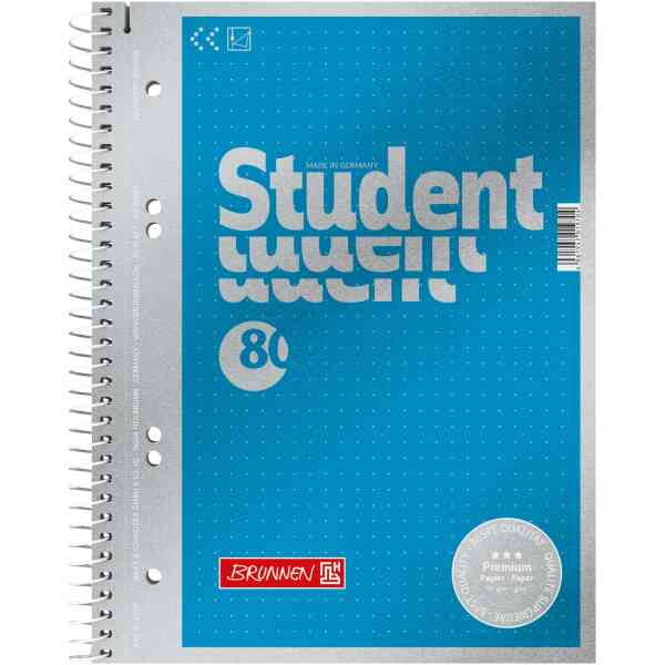 Collegeblock Premium Student  A5, 80 ark