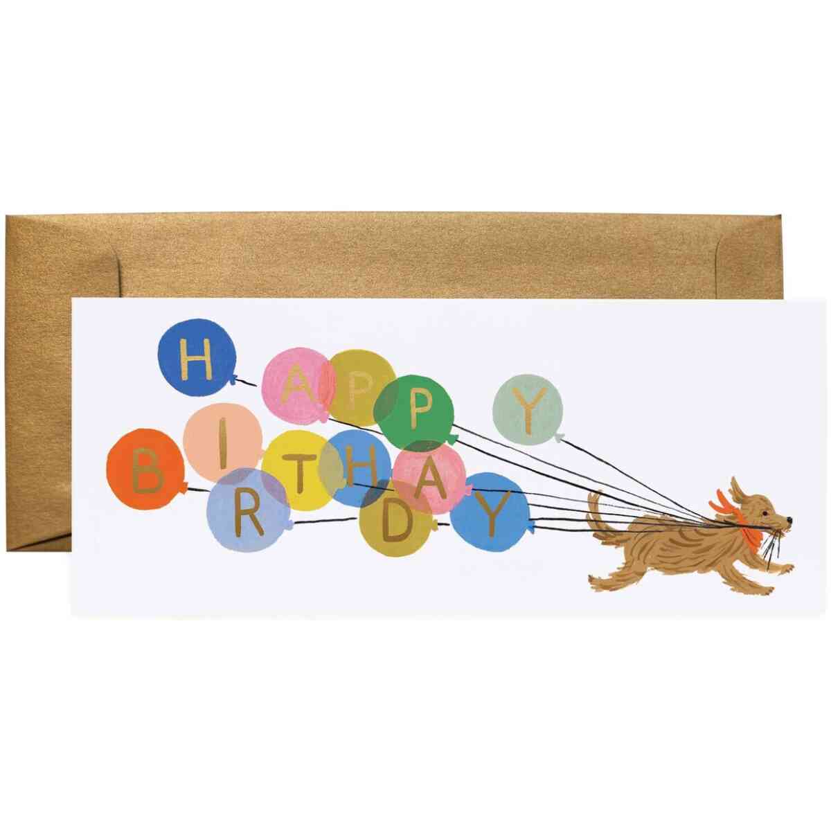 Birthday Balloon Card