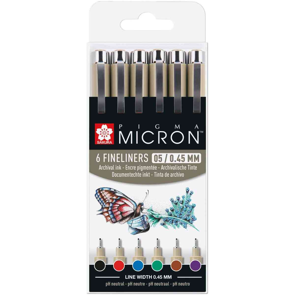PIGMA MICRON 05 WALLET 6 BAISC